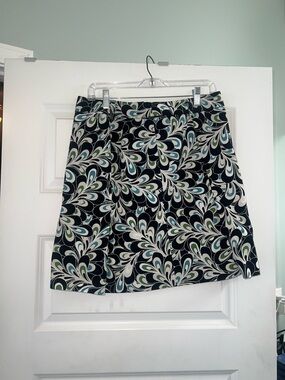 Ann Taylor LOFT Abstract Print Skirt –